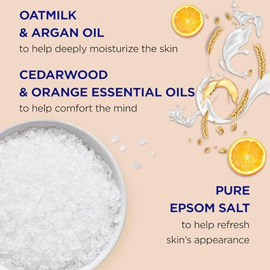 Dr Teal'S Epsom Salt Magnesium SoakSoothe & Comfort With Oat Milk & Argan Oil3 Lbs
