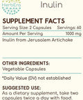 HerbEra Inulin Capsules, 500 mg, Inulin from Jerusalem Artichoke (120 Capsules)