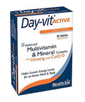 Healthaid Day-Vit Active - 30 Vegetarian Tablets