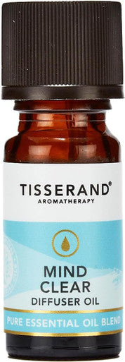 Tisserand Aromatherapy - Mind Clear Diffuser Oil - Peppermint, Lavender, Lemon - 100% Natural Pure Essential Oils - 9Ml