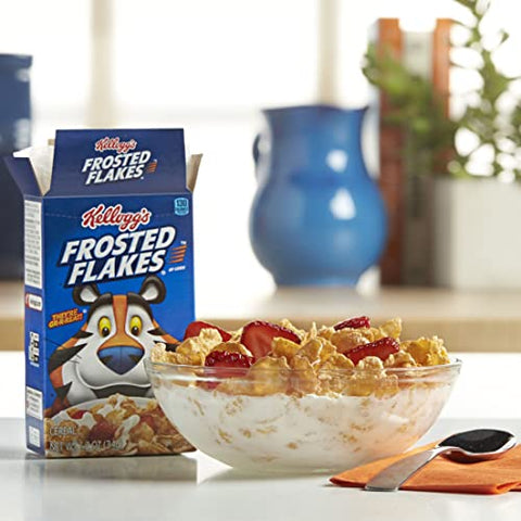 Kellogg's Corn Flakes Breakfast Cereal, Kids Cereal, Family Breakfast (6 Boxes)