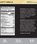 Optimum Nutrition Platinum Hydrowhey Protein Powder 100% Hydrolyzed Whey Protein Isolate Powder Flavor: Velocity Vanilla 1.75 Pounds