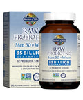 Garden Of Life Raw Probiotics Men 50 & Wiser - 85 Billion Live Cultures - Supports Immune Colon & Gut Health 90 Vegetarian Capsules