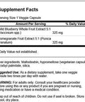 Swanson Wild Blueberry + Pomegranate 60 Veg Capsules (2 Pack)