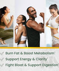 Nobi Nutrition Green Tea Fat Burner Gummies For Weight Loss Metabolism Boost & Appetite Suppressant With Green Coffee Bean And Garcinia Cambogia Weight Loss Supplements To Burn Belly Fat For Women & Men 60 Ct