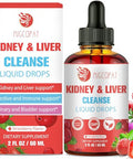 Migcopat 29-In-1 Kidney And Liver Cleanse Detox & Repair Drops High Absorption Cranberry And Milk Thistle Supplement Natural Herbal Daily Detox Support For Kidney Liver Urinary Tract Bladder 60Ml