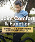 GNC Mega Men Joint Vitapak Program for Men Convenient Complete Nutrition 3 Products in 1 Packet Move Better Comfort and Function Men's Multivitamin Glucosamine and Chondroitin 30 Daily Packs