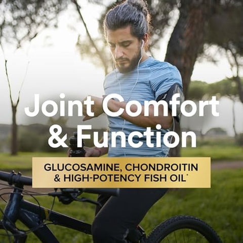 GNC Mega Men Joint Vitapak Program for Men Convenient Complete Nutrition 3 Products in 1 Packet Move Better Comfort and Function Men's Multivitamin Glucosamine and Chondroitin 30 Daily Packs