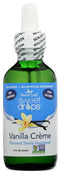 Sweetleaf Sweet Leaf Sweet Drops Sweetener Vanilla Creme - 2 fl oz - All Natural - Zero Calories - Diabetic friendly by