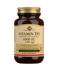 Solgar 4000IU Vitamin D3 - Healthy Teeth and Bones - Better Calcium Absorption - Pack of 120 Vegetable Capsules