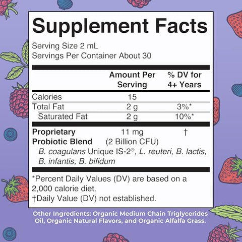 Maryruth'S Organics Kids Very Berry Liquid Probiotic 2 Fz
