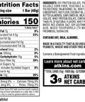Atkins Lemon Snack Bar Made With Real Almond Butter 1G Sugar Gluten High In Fiber Keto Friendly 8 Count