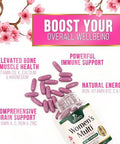 Multivitamin For Women With Iron - Daily Vitamins For Women'S Immune Support And Overall Health - Womens Complete Daily Multivitamin With Vitamin A, B, C, D, E, Calcium And Magnesium - 120 Softgels