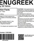 Fenugreek 600mg 180 Tablets UK Made Supplement Letterbox Friendly
