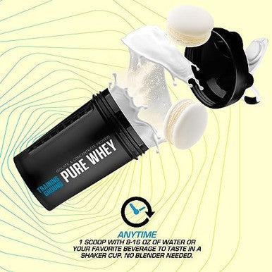 Efx Sports Training Ground Pure Whey Protein Powderfast Digesting Isolate & Concentratemuscle Growth & Recovery24G Protein32 Servings (Vanilla)