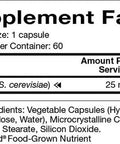Natura Health Products 25 Mg Zinc Supplement - Supports Cellular Health And A Healthy Immune Response - Highly Bioavailable Food-Grown Zinc (60 Capsules)