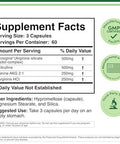 Double Wood Supplements Nitric Oxide Supplement (Stim Pre Workout) 180 Capsules