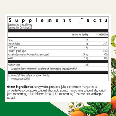 Floradix By Salus Magnesium 17 Fl Oz & Ashwagandha Liquid 8.5 Fl Oz