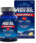 21St Century Alaska Wild Fish Oil Softgels 90 Count