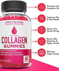 Atlantis Nutrition Collagen 60 Gummies + Sugar Prebiotic Fiber Gummies For Adults 2-Pack (120 Gummies)