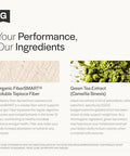 Gainful Get Lean Performance Boost Green Tea Extract Fiber Supplement Powder 28 Servings