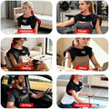 Cutiskrave Red Light Therapy For Neck Shoulder Rechargeable Infrared Light Therapy Device For Body With Massage And Timer Wearable 660Nm&850Nm Red Light Therapy Wrap Pads For Body At Home 150 Lights