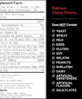 Barker Wellness Vegan BComplex Gummies Comprehensive Energy and Metabolism Boost with B1 B5 B6 B7 Biotin B9 Folate B12 SugarFree Cherry Flavor for Daily Focus and Vitality
