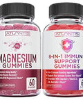 60 Magnesium Citrate Gummies + 8in1 Immune Support 60 Gummies