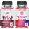 60 Magnesium Citrate Gummies + 8in1 Immune Support 60 Gummies