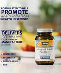 Flora Advanced Adult'S Probiotic Daily Probiotic For Ages 55 & Up Supports Gut & Digestive Health 34 Billion Cfu Keep Chilled Vegetarian & Gluten 60 Capsules