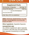 Secrets of the Tribe Uva Ursi 2x60 Capsules, Made with Vegetable Capsules and Uva Ursi Arctostaphylos Uva-Ursi Urinary System Health (2x60 Capsules)