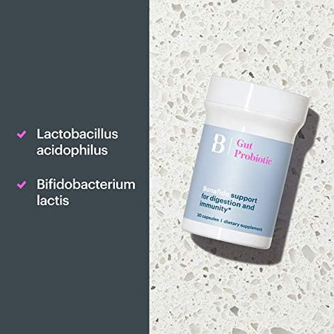 Bonafide Essentials Gut Probiotic For Digestive Health And Immunity WomenS Daily Supplement 30 Capsules (1-Month Supply)