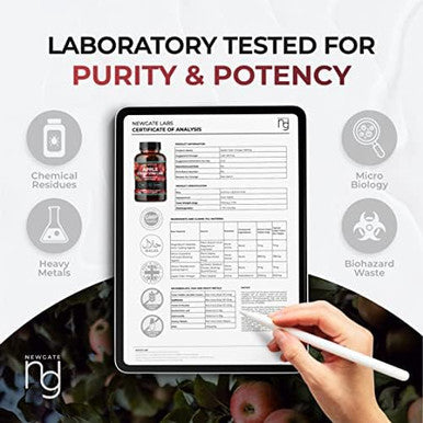 Newgate Labs Apple Cider Vinegar 90 Vegan Tablets 500Mg - Premium Nutritional Supplement - Made In The Uk - Halal, Gmp Certified