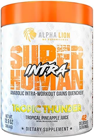 Alpha Lion Superhuman Intra Workout Powder For Men & Women Amino Acids Drink Muscle Recovery Supplement Bcaa Powder Electrolytes & Hydration Mix (42 Servings Watermelon Grape Candy Flavor)