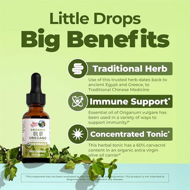 Maryruth's Organics Oregano Oil Drops 1 Fl Oz