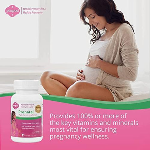 Fairhaven Health Peapod Prenatal Multivitamin 1 Per Day Light Vanilla Flavor Pregnancy Must Haves For Women And Baby Health Includes Iron Vitamin C And Folic Acid 2 Month Supply