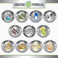 Amazing Nutrition Formulas Magnesium Oxide 500mg 90 Capsules Supplement | Non-GMO | Gluten | Made in USA