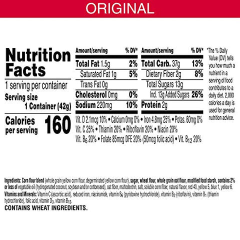 Kellogg's Froot Loops Breakfast Cereal, Good Source of Fiber, 15g Whole Grains, Giant Size, 23 oz
