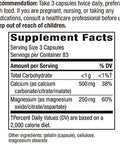 Nature'S Way Calcium & Magnesium Mineral Complex, Supports Bone Health & Muscle Function, 750 Mg Per 3-Capsule Serving, 250 Capsules (Packaging May Vary)
