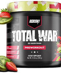 Redcon1 Total War Pre Workout Strawberry Kiwi 30 Servings Creatine Monohydrate 60 Servings Bundle