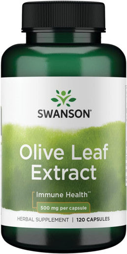 Swanson Immune Health Bundle: Olive Leaf - Turkey Tail Mushroom - Vitamin D3 - Vitamin C w/Rose HIPS
