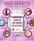 Purely Optimal Hair Growth Vitamins Supports Thicker Stronger Hair Growth Healthy Skin and Nails Biotin Collagen Keratin EasytoTake Unflavored 60 Capsules