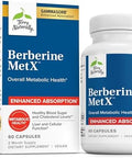 Terry Naturally Berberine Metx Extra Strength Brain & Liver Health Support Supplement Supplement With Indian Barberry Root Extract Vegan Capsules For Metabolic Health Support 60 Capsules