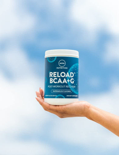 MRM Nutrition Reload BCAA+G Post-Workout Recovery| Watermelon Flavored| 9.6g Amino Acids| with CarnoSynAÃƒâ€šÃ‚Â®| Muscle Recovery| Keto Friendly| 26 Servings