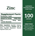 NatureS Bounty Zinc 50 Mg Caplets Unflavored 100 Count Pack Of 2