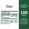 Nature'S Bounty Zinc 50 Mg Caplets Unflavored 100 Count Pack Of 2