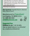 ChildLife Clinicals Lung Health - Lung Support Supplement, All-Natural, Made with 9 Herbal Supplements, Non-GMO, Gluten- - Natural Vanilla Flavor, 2 Fluid Ounces