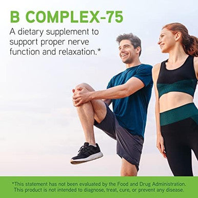 Davinci Labs B Complex75 Supports Relaxation And Proper Nerve Function Dietary Supplement With Niacin Vitamin B6 B12 Biotin Choline And More Vegetarian Gluten 60 Capsules