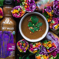 Sky Valley Thai Peanut Sauce - Gluten Free Peanut Sauce, Mild Heat, Authentic Flavor, Organic, Vegan, Non GMO, Gluten Free, Peanut Sauce for Spring Rolls- 14 Oz