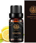 Aromatherapy Essential Oils, 100% Pure Essential Oils Lemon Scent for Diffuser, Humidifier, Massage, Aromatherapy, Skin & Hair Care, Lemon Aromatherapy Essential Oils 0.33 oz - 10ml